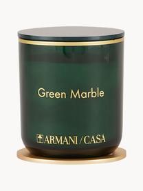 Vela perfumada Pegaso Green Marble (jazmín, neroli y almizcle blanco), Recipiente: Vidrio, Tapa: resina, Jazmín, neroli y almizcle blanco, Ø 6 x Al 7 cm