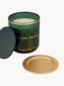 Duftkerze Pegaso Green Marble (Jasmin, Neroli & weißer Moschus), Behälter: Glas, Deckel: Harz, Jasmin, Neroli & weißer Moschus, Ø 6 x H 7 cm