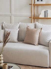 Housse de coussin en coton beige Mads, 100 % coton, Beige, larg. 50 x long. 50 cm