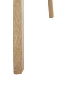 Bouclé křeslo z dubového dřeva Becky, Bouclé béžová, dubové dřevo, Š 73 cm, V 71 cm