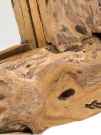Prostokątne lustro z drewna tekowego Noah, Drewno tekowe, S 50 x W 50 cm