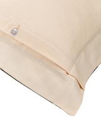 Funda de almohada de satén de algodón ecológico Aimee, diseño Candice Gray, Verde, beige, An 45 x L 85 cm