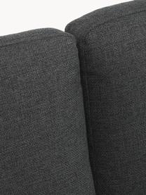 Ecksofa Cucita (3-Sitzer), Bezug: Webstoff (100% Polyester), Gestell: Massives Kiefernholz, Webstoff Anthrazit, B 262 x T 163 cm, Eckteil links