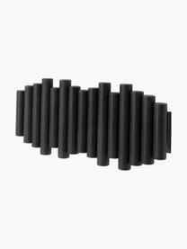 Porte-manteau Picket, Bois de pin, Noir, larg. 38 x haut. 17 cm