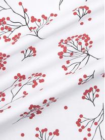 Housses de coussin 40x40 Joy, 2 élém., Coton, Rouge, blanc, noir, larg. 40 x long. 40 cm