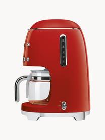 Filterkoffiemachine 50's Style, Kan: glas, Glanzend rood, B 26 x H 36 cm
