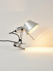 Připínací lampa na psací stůl Tolomeo Pinza, Stříbrná, Ø 18 cm, V 23 cm