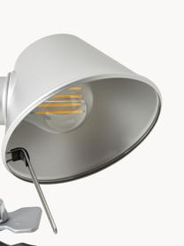 Připínací lampa na psací stůl Tolomeo Pinza, Stříbrná, Ø 18 cm, V 23 cm
