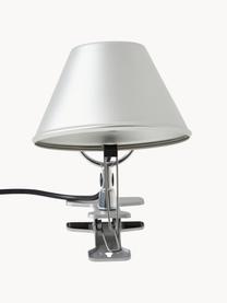 Klemm-Schreibtischlampe Tolomeo Pinza, Silberfarben, Ø 18 x H 23 cm