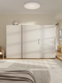 Modulaire schuifdeurkast Simone, 300 cm breed, diverse varianten, Frame: met melamine beklede spaa, Hout, lichtbeige, Premium interieur, B 300 x H 236 cm