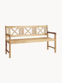 Panca grande da giardino in legno di teak Rosenborg, Legno di teak sabbiato
Certificato V-legal, Teak, Larg. 150 x Alt. 89 cm