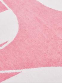 Ręcznik plażowy Anon, Bawełna
Niska gramatura 380 g/m², Różowy, biały, S 80 x D 160 cm