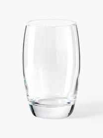 Vasos Salto, 6 uds., Vidrio, Transparente, Ø 8 x Al 12 cm, 350 ml