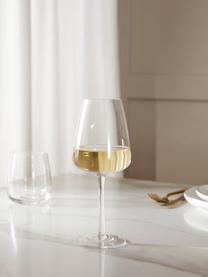 Verres à vin blanc soufflés bouche Luster, 4 pièces, Verre, soufflé bouche, Transparent, Ø 9 x haut. 21 cm, 400 ml