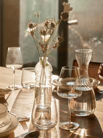 Copas de vino blanco soplado artesanalmente Ellery, 4 uds., Vidrio, Transparente, Ø 9 x Al 21 cm, 400 ml