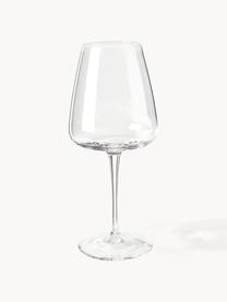 Ručne fúkané poháre na biele víno Ellery, 4 ks, Sklo, Priehľadná, Ø 9 x V 21 cm, 400 ml