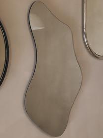 Miroir mural de forme organique sans cadre Lia, Argenté, larg. 48 x haut. 80 cm