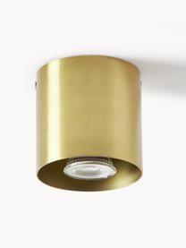 Faretto da soffitto Roda, Metallo verniciato a polvere, Dorato lucido, Ø 10 x Alt. 10 cm