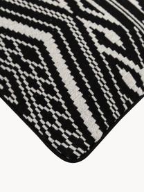 Housse de coussin 45x45 en coton noir Blaki, 100 % coton, Noir, larg. 45 x long. 45 cm