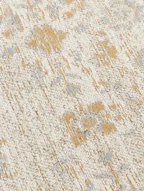 Alfombra corredor artesanal de chenilla Loire, Parte superior: 100% poliéster con certif, Reverso: 100% algodón, Tonos beige, An 80 x L 300 cm