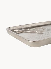 Deko-Tablett Egon, Metall, beschichtet, Silberfarben, L 37 x B 13 cm