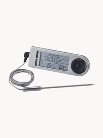 Digitaler Bratenthermometer Brad mit zwei Sensoren, Edelstahl 18/10, Silberfarben, Schwarz, B 18 x H 5 cm