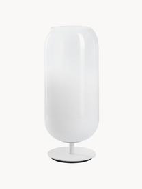 Mondgeblazen tafellamp Gople, verschillende formaten, Lampenkap: mondgeblazen glas, Wit, Ø 21 x H 49 cm