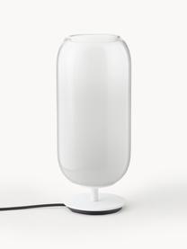 Lampe à poser soufflée bouche Gople, tailles variées, Blanc, Ø 21 x haut. 49 cm