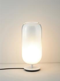 Lampe à poser soufflée bouche Gople, tailles variées, Blanc, Ø 21 x haut. 49 cm