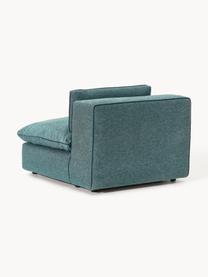 Module central Felix, Tissu vert turquoise, larg. 100 x prof. 110 cm