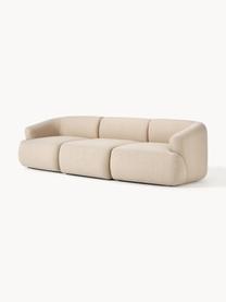 Modulares Sofa Sofia (3-Sitzer), Bezug: 100 % Polypropylen Der ho, Gestell: Fichtenholz, Spanplatte, , Webstoff Hellbeige, B 277 x T 103 cm