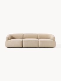 Modulares Sofa Sofia (3-Sitzer), Bezug: 100 % Polypropylen Der ho, Gestell: Fichtenholz, Spanplatte, , Füße: Kunststoff Dieses Produkt, Webstoff Hellbeige, B 277 x T 103 cm