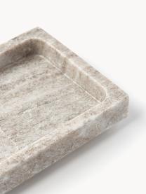Porte-savon en marbre Simba, Marbre, Beige, marbré, larg. 18 x haut. 3 cm