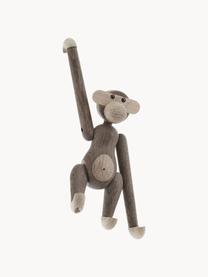 Designer Deko-Objekt Monkey aus Eichenholz, H 19 cm, Eichenholz, lackiert, FSC-zertifiziert, Eichenholz, B 20 x H 19 cm