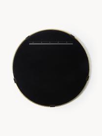 Espejo de pared redondo Alaia, Espejo: cristal, Parte trasera: tablero de fibras de dens, Dorado, Ø 82 cm