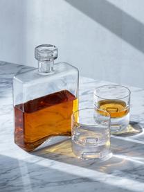 Coffret à whisky Cask, 3 élém., Verre, Transparent, Lot de différentes tailles