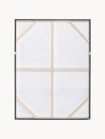 Handbeschilderde canvasdoek Abstract Horizon, Lijst: massief natuurlijk dennen, Beige- en grijstinten, B 90 x H 120 cm