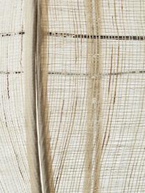 Hanglamp Tanah, Lampenkap: textiel, Zwart, beige, Ø 47 x H 47 cm