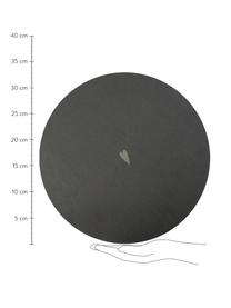 Servierplatte Heart aus Schieferstein, Ø 33 cm, Schieferstein, Dunkelgrau, Ø 33 cm