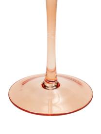 Champagnerschalen Goldie mit Goldrand, 6 Stück, Glas, Rosa, Goldfarben, Ø 12 x H 17 cm, 250 ml