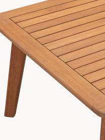 Set lounge para exterior de madera de eucalipto Bergen, 4 pzas., Tapizado: 100% poliéster (resistent, Estructura: madera maciza de eucalipt, Negro, madera de eucalipto, An 212 x F 77 cm