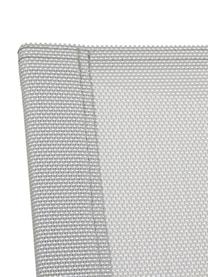 Sedia da giardino Atlantic, Struttura: alluminio verniciato a po, Seduta: textilene, Bianco, grigio chiaro, Larg. 60 x Prof. 66 cm