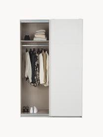 Schwebetürenschrank Mia, 2-türig, Holzwerkstoff aus heimischen Hölzern aus nachhaltiger Forstwirtschaft, beschichtet, Weiß, B 135 x H 210 cm