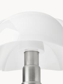 Lampada da tavolo a LED con luce regolabile Pipistrello, Struttura: metallo, alluminio laccat, Bianco opaco, Ø 27 x Alt. 35 cm