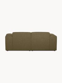 Ecksofa Melva (3-Sitzer), Bezug: 100% Polyester Der hochwe, Gestell: Massives Kiefernholz, Spa, Webstoff Olivgrün, B 239 x T 143 cm, Eckteil links