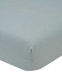 Drap-housse flanelle vert sauge Erica, Vert