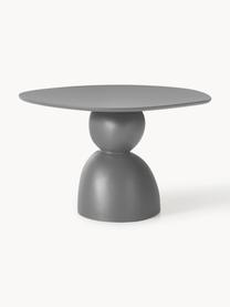 Table de forme organique Sahra, Ø 116 cm, Gris, Ø 116 cm