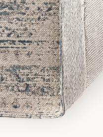 Žinylkový koberec Cora, 66 % polyester, 34 % vlna (RWS certifikace), Modrá, béžová, Š 120 cm, D 180 cm (velikost S)