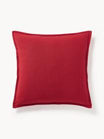 Katoenen kussenhoes Vicky, 100% katoen, Rood, B 50 x L 50 cm