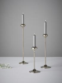 Set 3 candelabri Rakel, Alluminio rivestito, Argentato, Set in varie misure